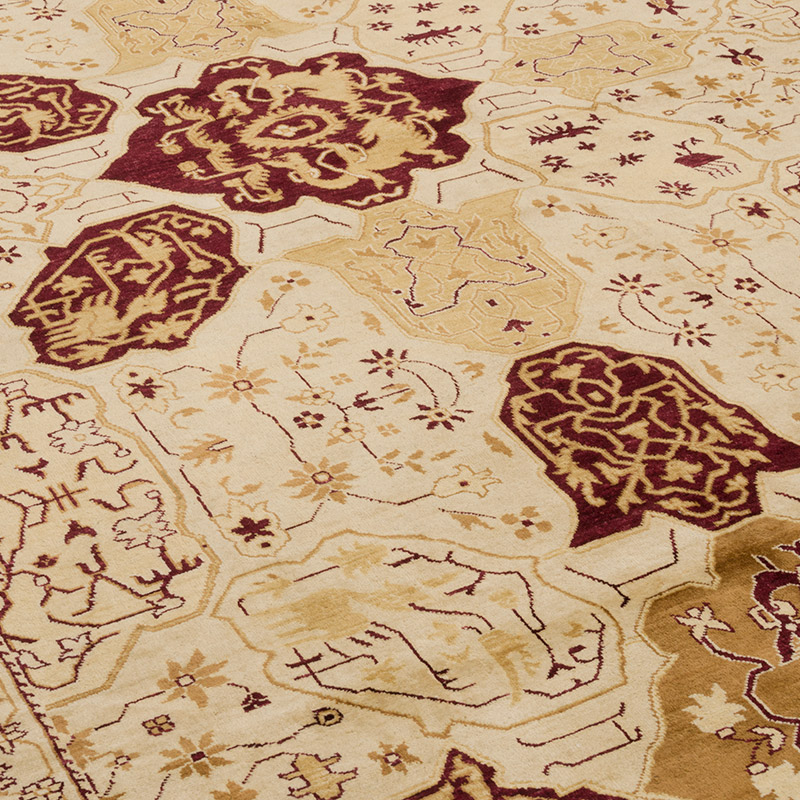 New Hand-Knotted Wool Oushak Rug - 12'  x 15' 1" (144" x 181") - K0056562