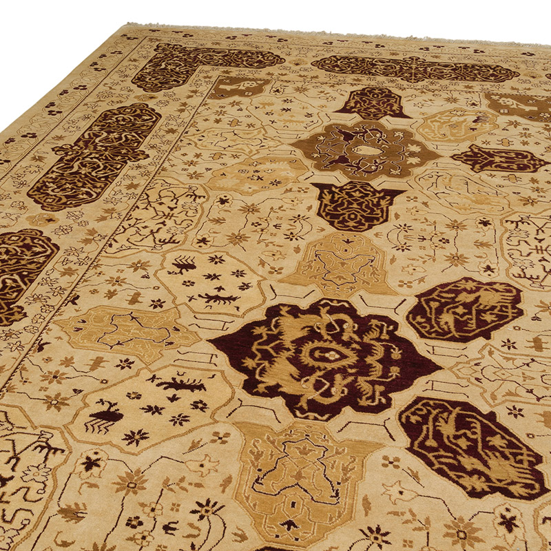 New Hand-Knotted Wool Oushak Rug - 12'  x 15' 1" (144" x 181") - K0056562