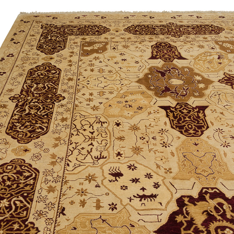 New Hand-Knotted Wool Oushak Rug - 12'  x 15' 1" (144" x 181") - K0056562