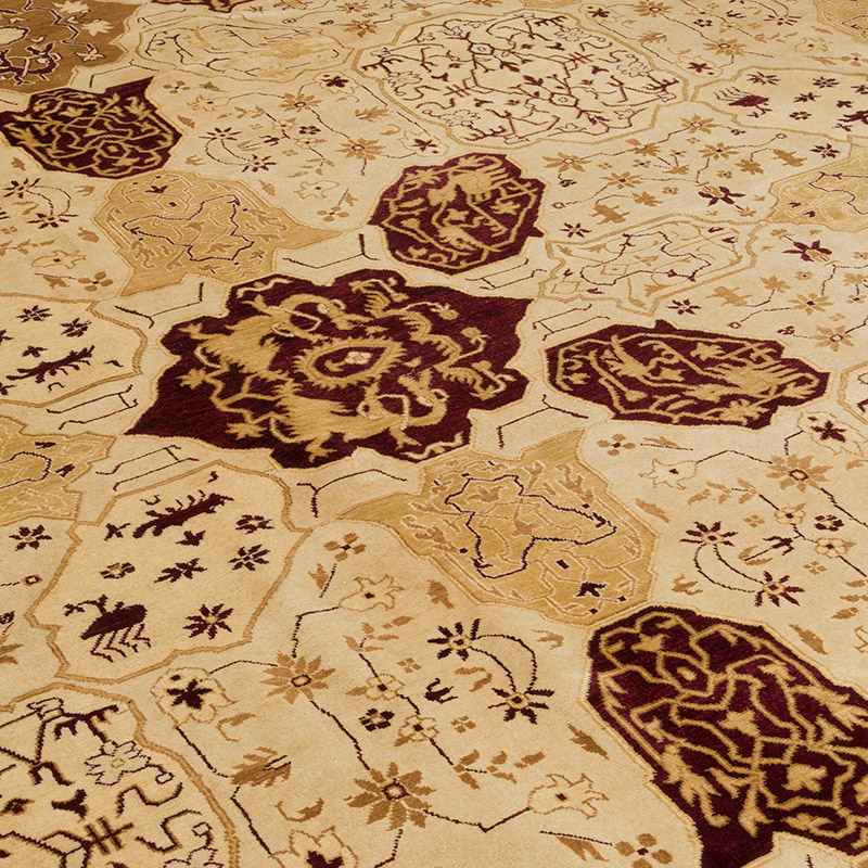 New Hand-Knotted Wool Oushak Rug - 12'  x 15' 1" (144" x 181") - K0056562