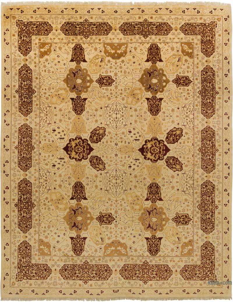 New Hand-Knotted Wool Oushak Rug - 12'  x 15' 1" (144" x 181") - K0056562