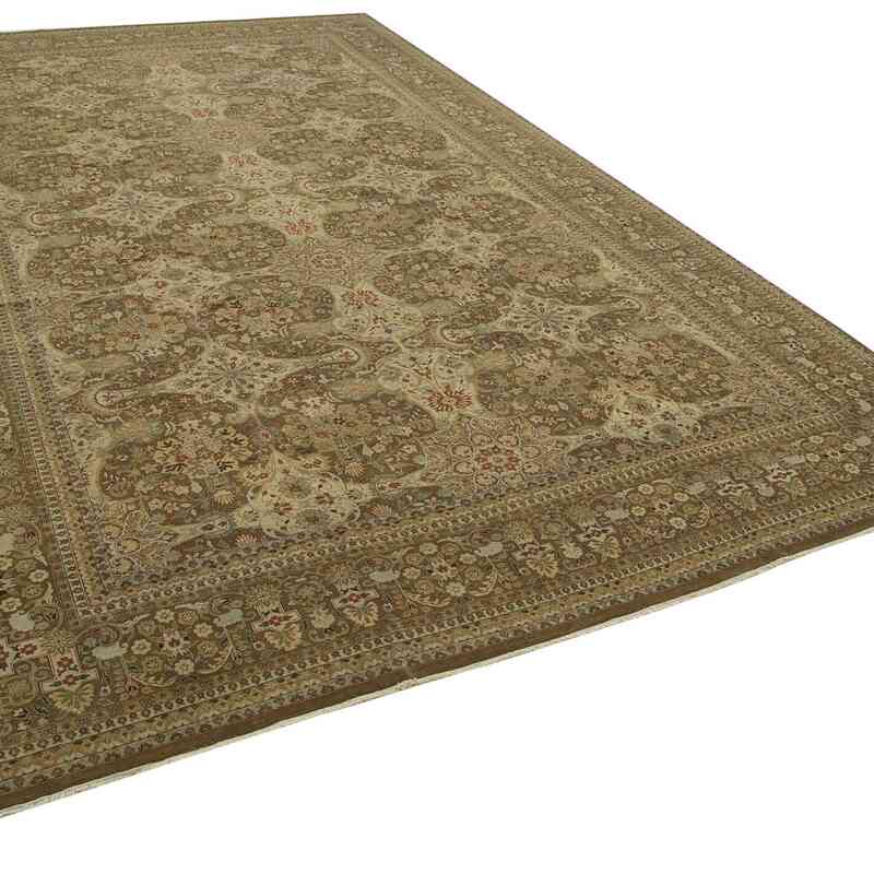 New Hand-Knotted Wool Oushak Rug - 11' 2" x 17' 9" (134" x 213") - K0056564