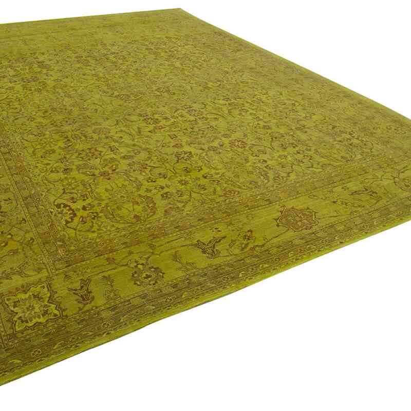 New Hand-Knotted Wool Oushak Rug - 13' 7" x 18' 6" (163" x 222") - K0056567