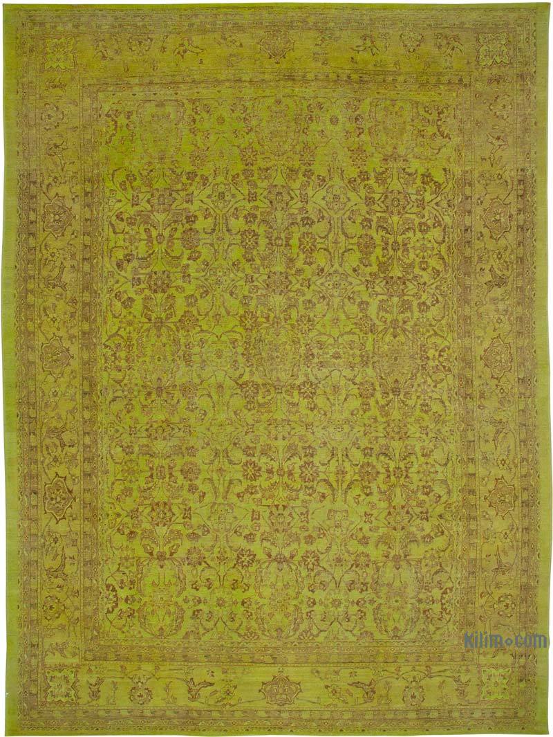 New Hand-Knotted Wool Oushak Rug - 13' 7" x 18' 6" (163" x 222") - K0056567