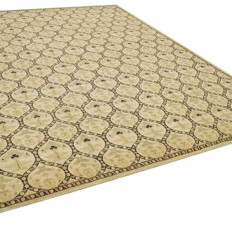 New Hand-Knotted Wool Oushak Rug - 11' 10" x 15' 4" (142" x 184") - K0056569