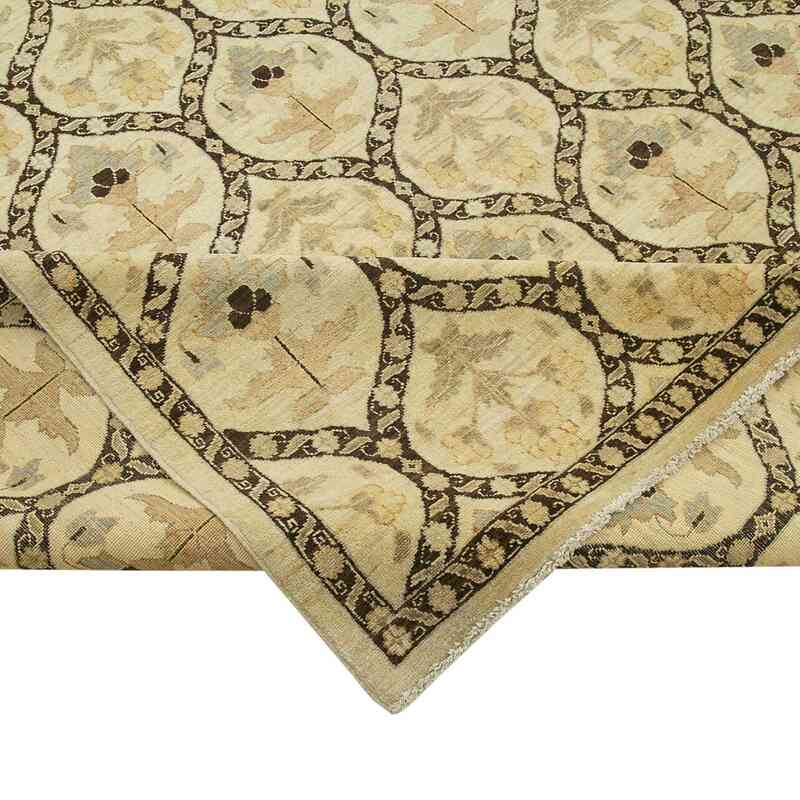 New Hand-Knotted Wool Oushak Rug - 11' 10" x 15' 4" (142" x 184") - K0056569