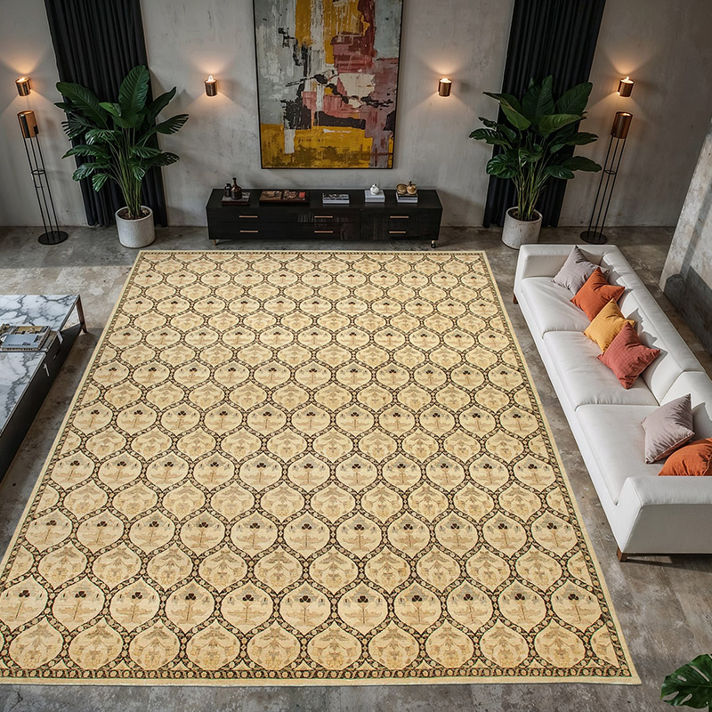 New Hand-Knotted Wool Oushak Rug - 11' 10" x 15' 4" (142" x 184") - K0056569