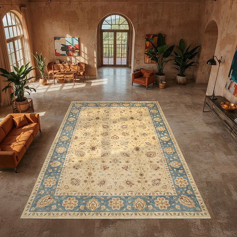 Nueva Alfombra Oushak Tejida a Mano - 362 cm x 548 cm - K0056572