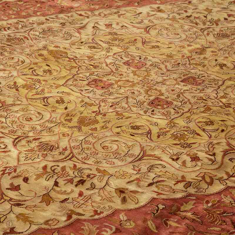 New Hand-Knotted Wool Oushak Rug - 11' 6" x 17' 5" (138" x 209") - K0056573