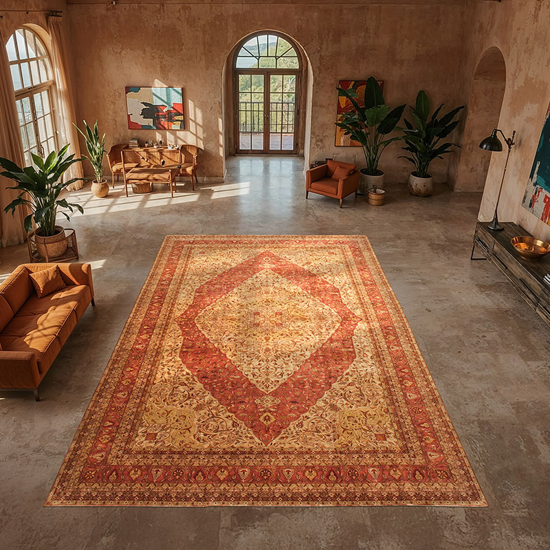 New Hand-Knotted Wool Oushak Rug - 11' 6" x 17' 5" (138" x 209") - K0056573