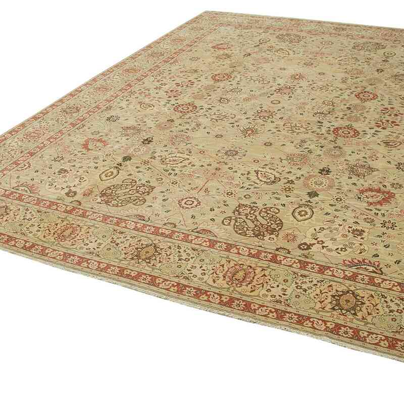 New Hand-Knotted Wool Oushak Rug - 11' 11" x 15' 11" (143" x 191") - K0056575