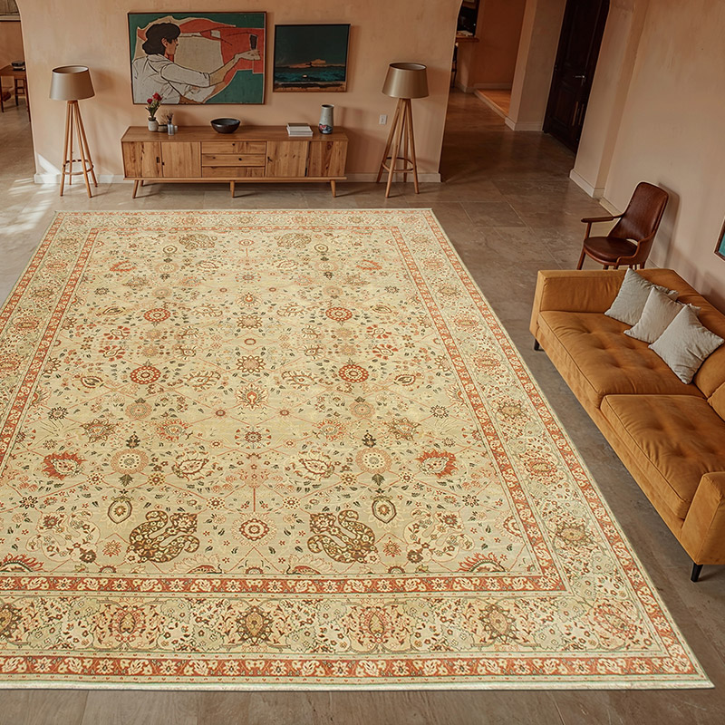 New Hand-Knotted Wool Oushak Rug - 11' 11" x 15' 11" (143" x 191") - K0056575