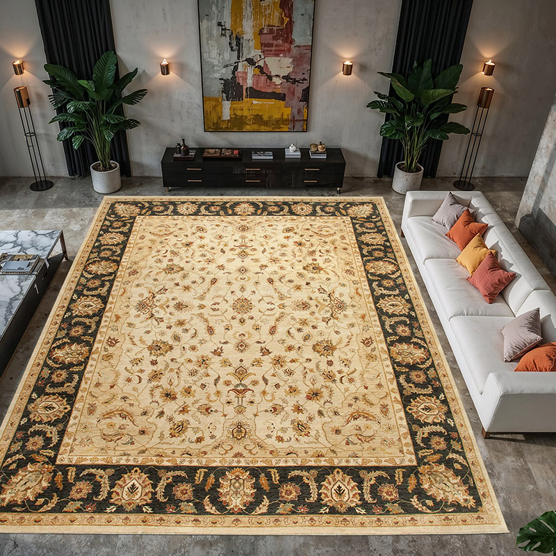 New Hand-Knotted Wool Oushak Rug - 12'  x 14' 8" (144" x 176") - K0056580