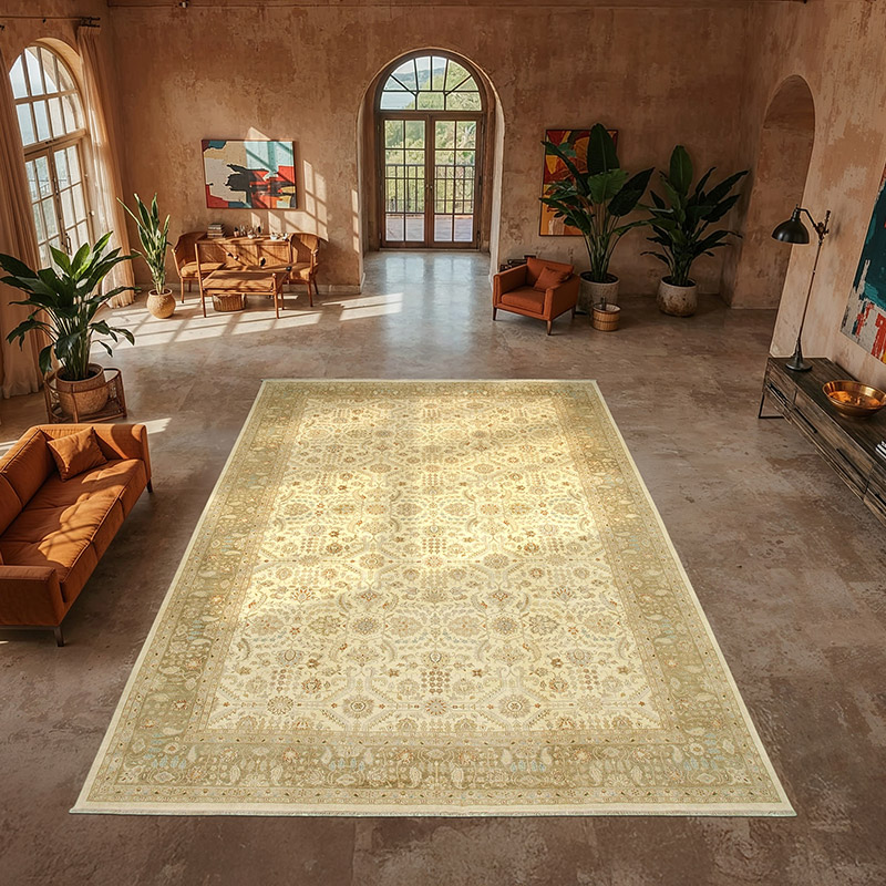 Yeni El Dokuma Uşak Halısı - 367 cm x 548 cm - K0056583