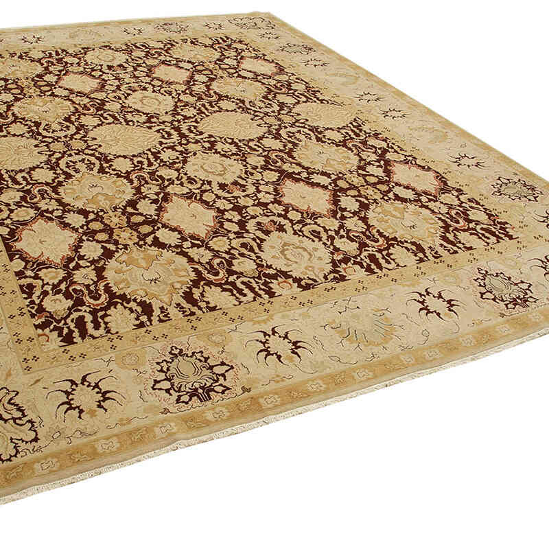 New Hand-Knotted Wool Oushak Rug - 12'  x 14' 8" (144" x 176") - K0056584