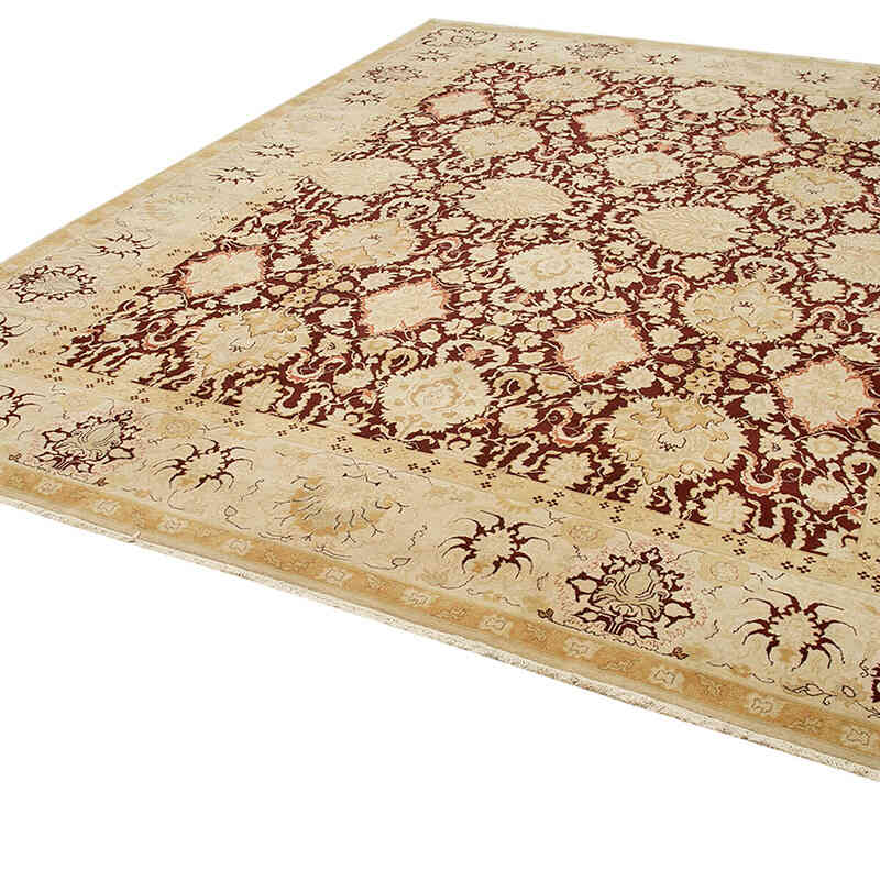 New Hand-Knotted Wool Oushak Rug - 12'  x 14' 8" (144" x 176") - K0056584