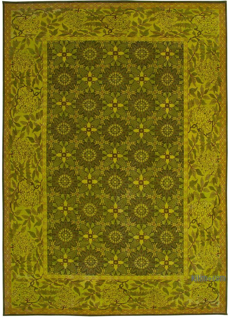 New Hand-Knotted Wool Oushak Rug - 12'  x 16' 10" (144" x 202") - K0056588
