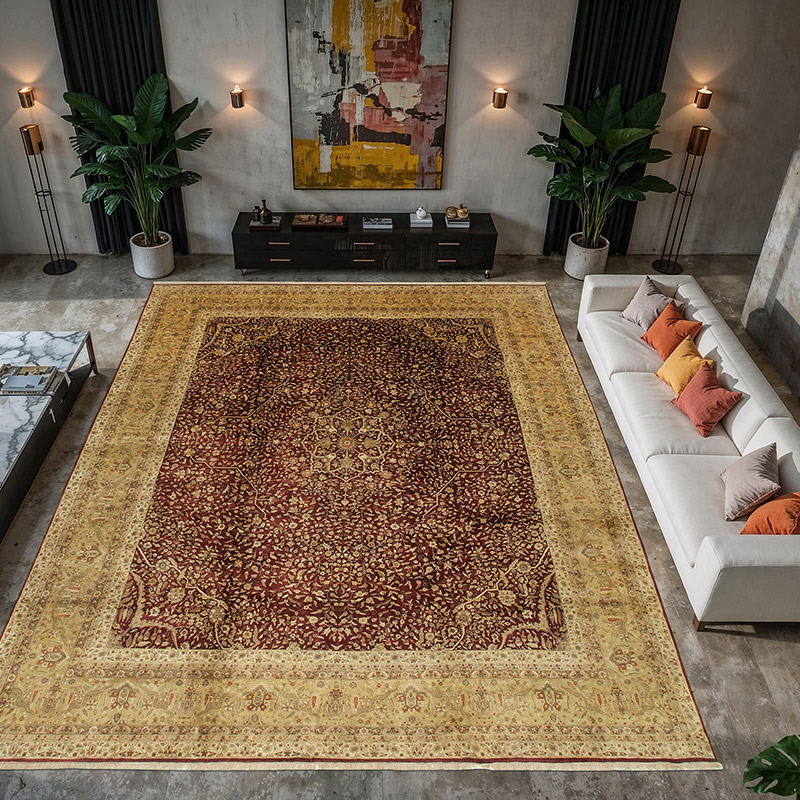 New Hand-Knotted Wool Oushak Rug - 11' 11" x 15' 1" (143" x 181") - K0056590