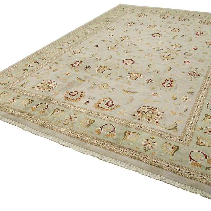 New Hand-Knotted Wool Oushak Rug - 12' 2" x 18' 1" (146" x 217") - K0056593