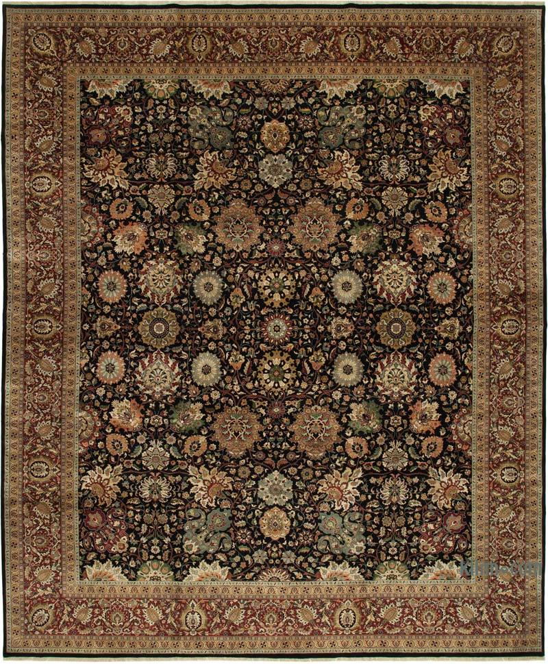 New Hand-Knotted Wool Oushak Rug - 12'  x 14' 7" (144" x 175") - K0056597