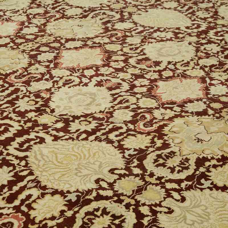 New Hand-Knotted Wool Oushak Rug - 13'  x 17' 7" (156" x 211") - K0056606