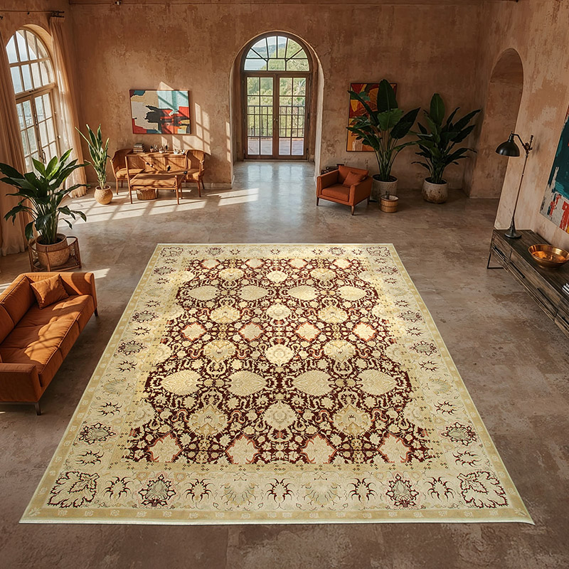 Nueva Alfombra Oushak Tejida a Mano - 397 cm x 535 cm - K0056606