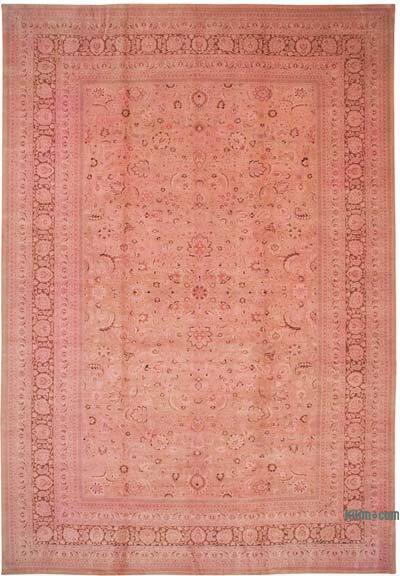 Nueva Alfombra Oushak Tejida a Mano - 395 cm x 576 cm