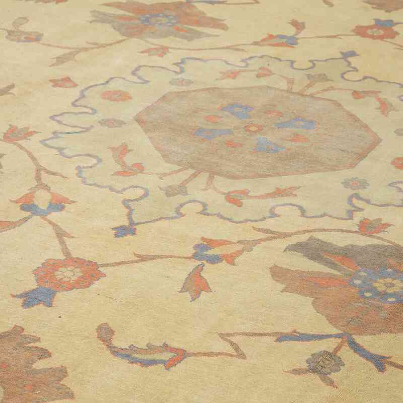 New Hand-Knotted Wool Oushak Rug - 13' 3" x 19' 7" (159" x 235") - K0056613