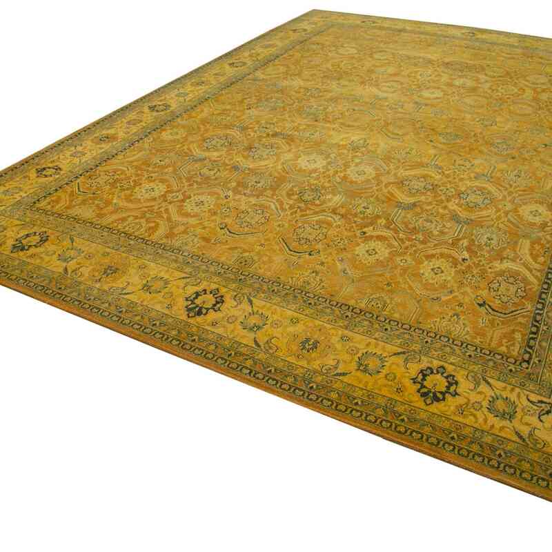 New Hand-Knotted Wool Oushak Rug - 13' 10" x 19' 9" (166" x 237") - K0056616