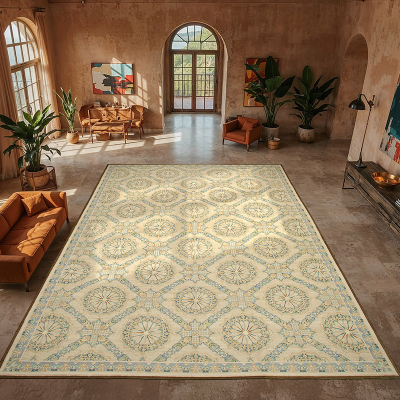 Nueva Alfombra Oushak Tejida a Mano - 417 cm x 614 cm - K0056617