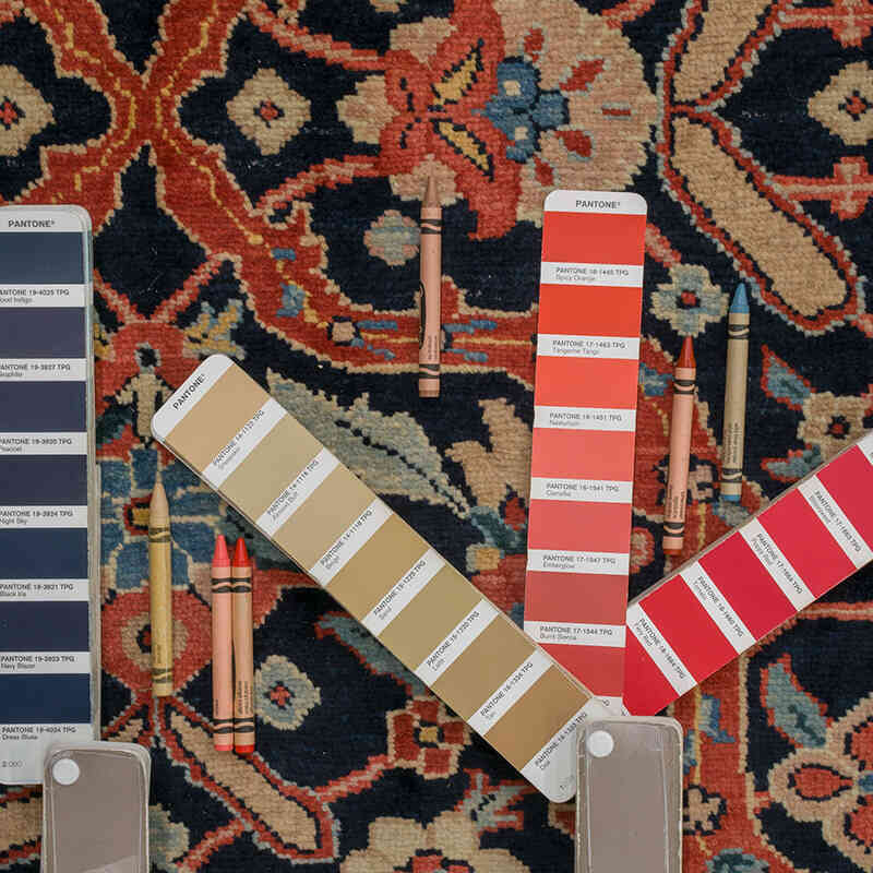 New Hand-Knotted Wool Oushak Rug - 13' 9" x 18' 11" (165" x 227") - K0056623