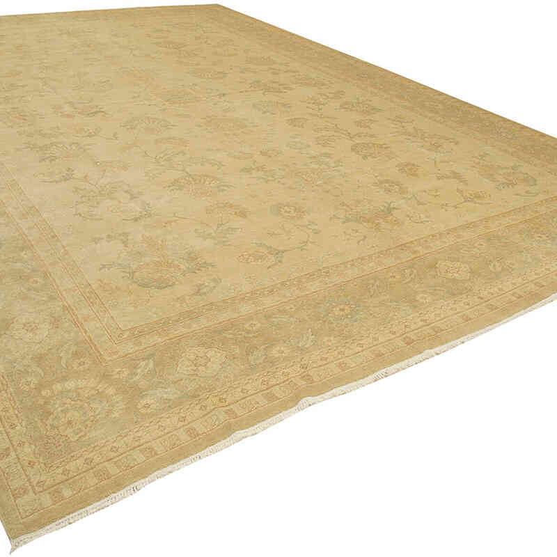Nueva Alfombra Oushak Tejida a Mano - 386 cm x 540 cm - K0056627