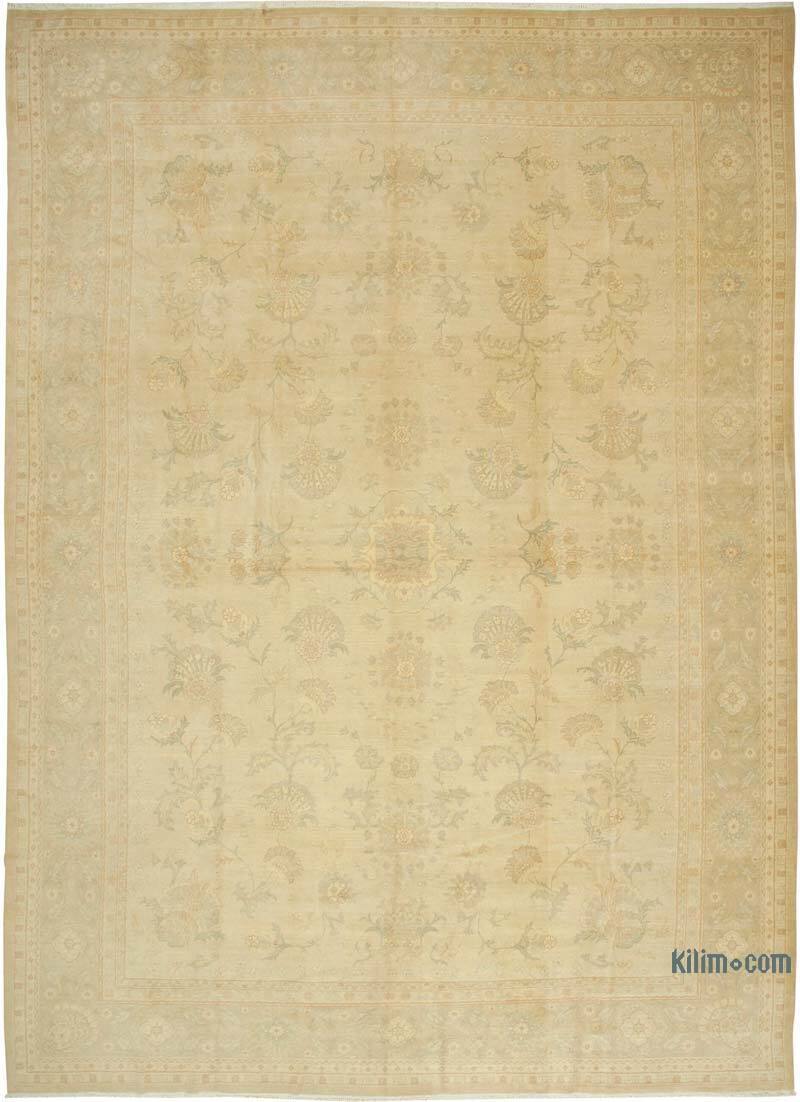 Nueva Alfombra Oushak Tejida a Mano - 386 cm x 540 cm - K0056627