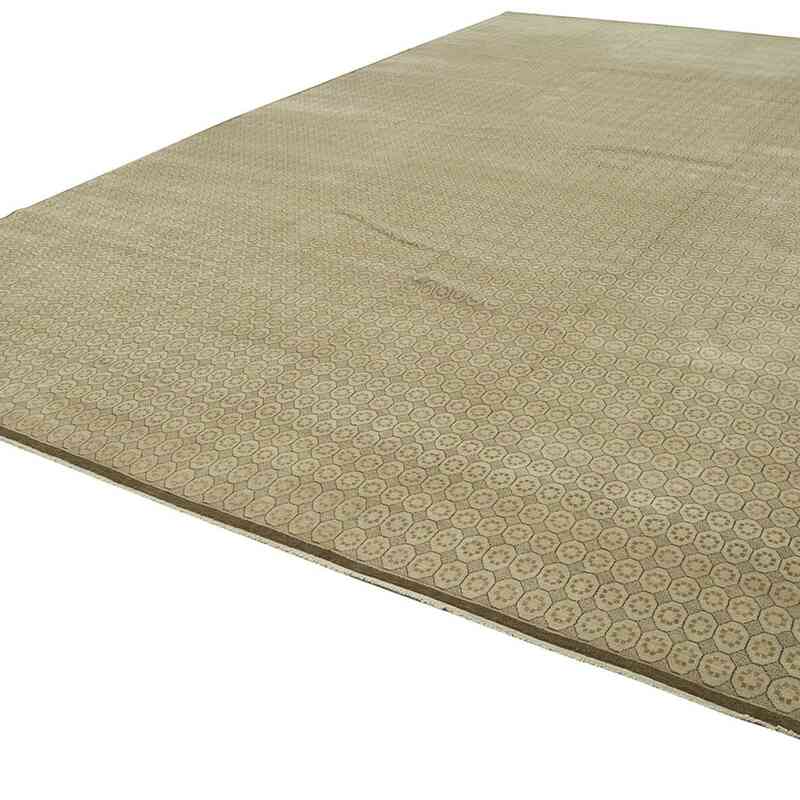 New Hand-Knotted Wool Oushak Rug - 11' 9" x 18' 7" (141" x 223") - K0056634