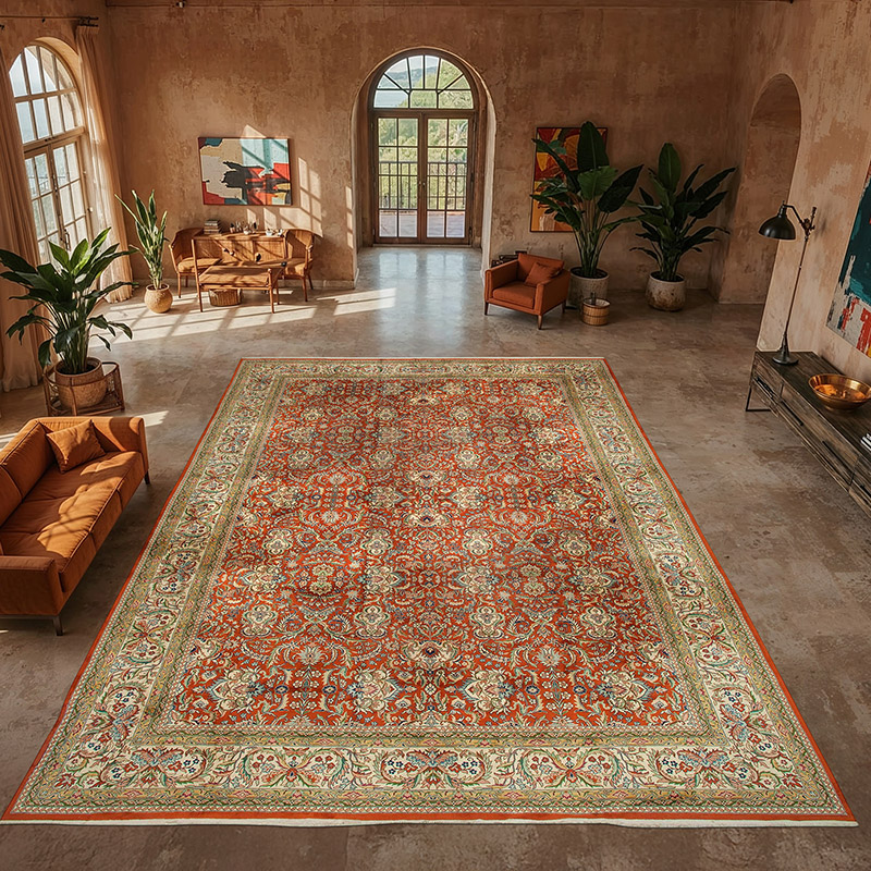Nueva Alfombra Oushak Tejida a Mano - 400 cm x 603 cm - K0056638