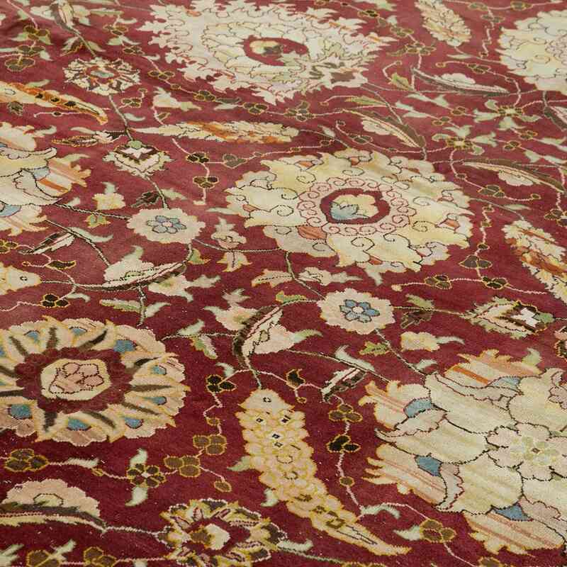 New Hand-Knotted Wool Oushak Rug - 11' 11" x 15' 2" (143" x 182") - K0056641
