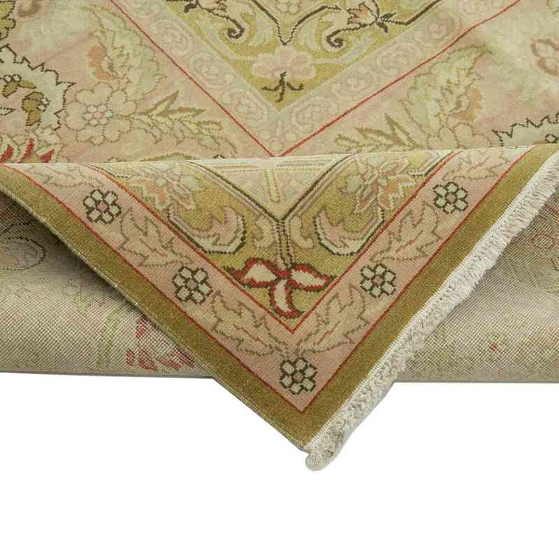 New Hand-Knotted Wool Oushak Rug - 13' 1" x 14' 7" (157" x 175") - K0056652