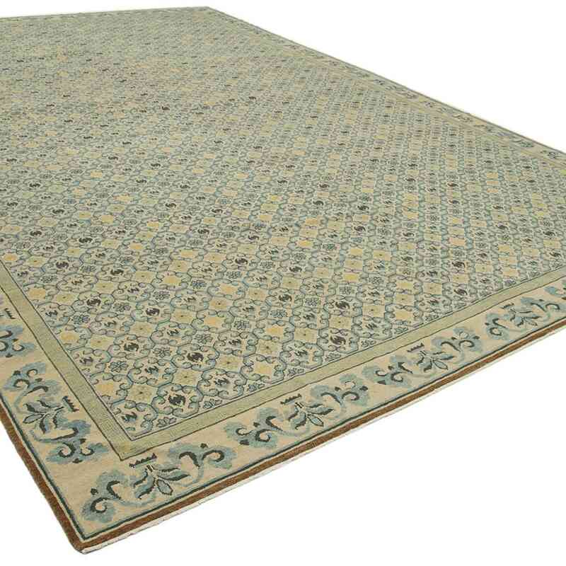 New Hand-Knotted Wool Oushak Rug - 11' 11" x 17' 9" (143" x 213") - K0056653