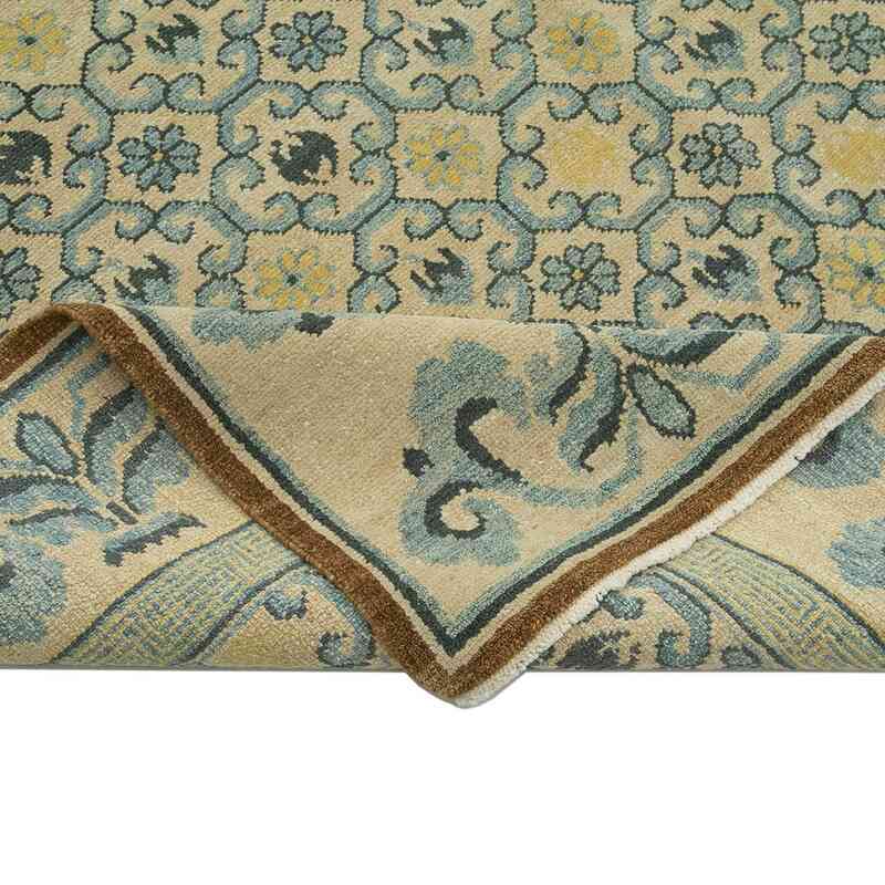New Hand-Knotted Wool Oushak Rug - 11' 11" x 17' 9" (143" x 213") - K0056653