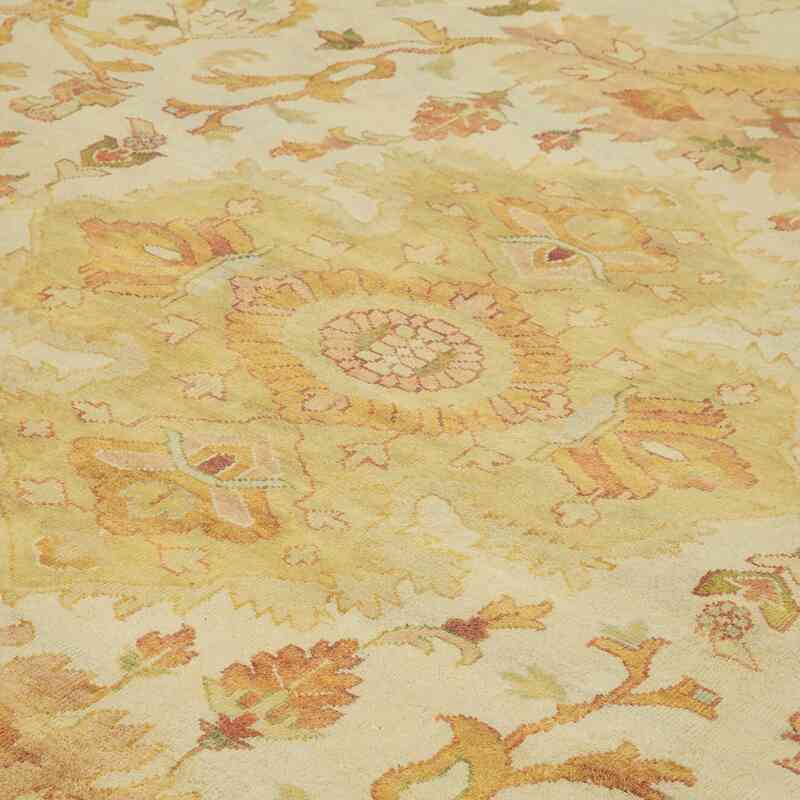 New Hand-Knotted Wool Oushak Rug - 12' 2" x 14' 10" (146" x 178") - K0056662