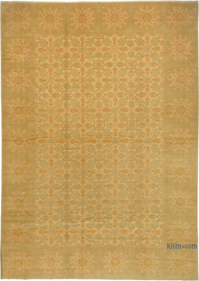 New Hand-Knotted Wool Oushak Rug - 11' 3" x 15' 9" (135" x 189") - K0056663