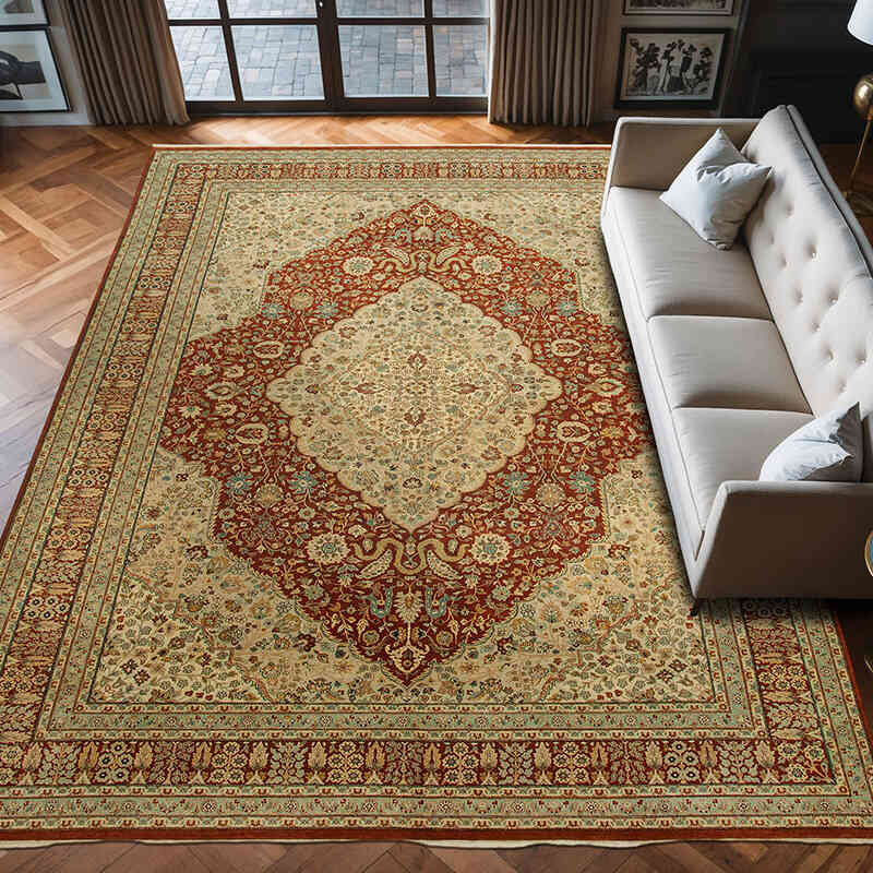 Yeni El Dokuma Uşak Halısı - 298 cm x 411 cm - K0056670