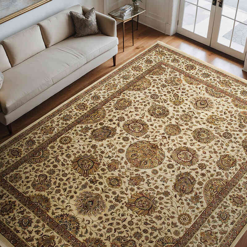 Nueva Alfombra Oushak Tejida a Mano - 274 cm x 366 cm - K0056672