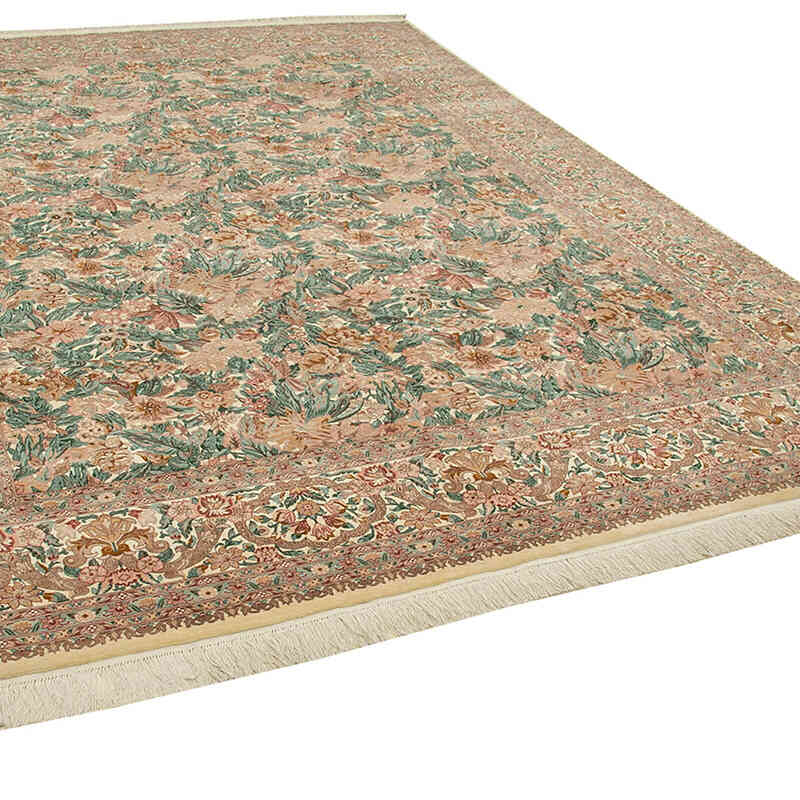Nueva Alfombra Oushak Tejida a Mano - 274 cm x 366 cm - K0056674