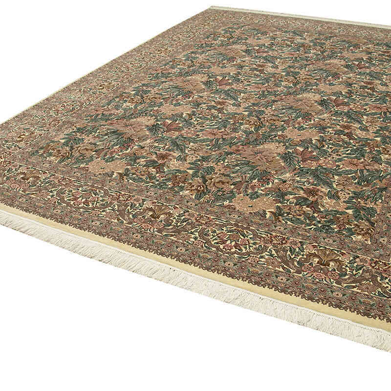 Nueva Alfombra Oushak Tejida a Mano - 274 cm x 366 cm - K0056674