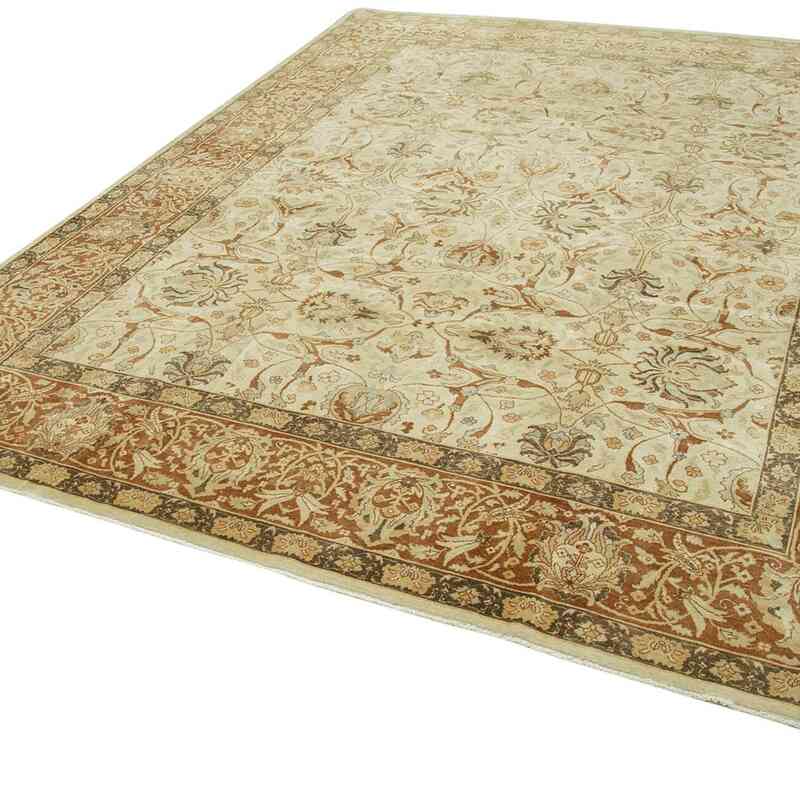 New Hand-Knotted Wool Oushak Rug - 8' 8" x 11' 7" (104" x 139") - K0056676
