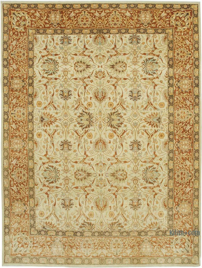 New Hand-Knotted Wool Oushak Rug - 8' 8" x 11' 7" (104" x 139") - K0056676