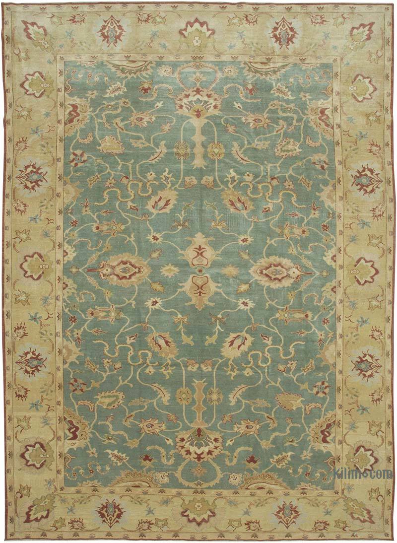 New Hand-Knotted Wool Oushak Rug - 10' 2" x 14' 1" (122" x 169") - K0056679