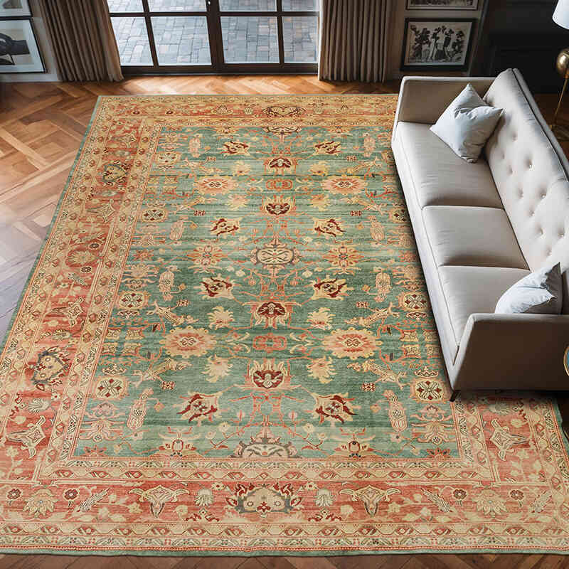 Yeni El Dokuma Uşak Halısı - 308 cm x 414 cm - K0056682
