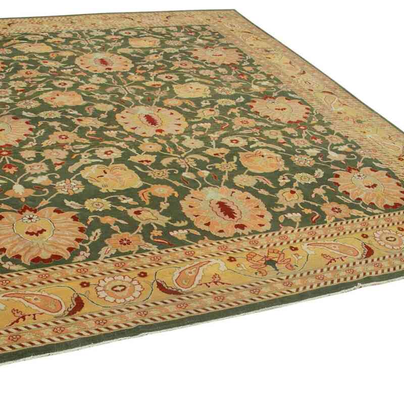 New Hand-Knotted Wool Oushak Rug - 10' 5" x 12' 2" (125" x 146") - K0056686